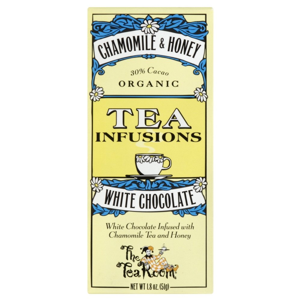 Ciocolata alba organica cu aroma de ceai - Chamomile & Honey | The Tea Room