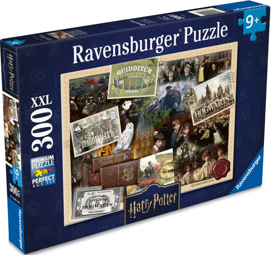 Puzzle - Harry Potter - Secretele din Hogwarts, 300 piese XXL | Ravensburger - 1