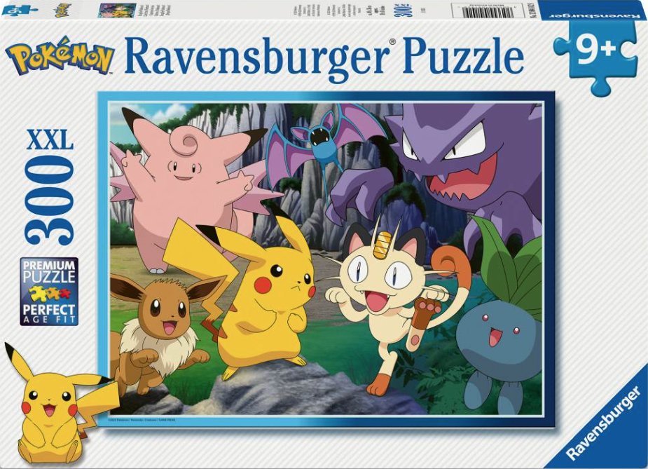 Puzzle - Pokemoni, 300 piese XXL  | Ravensburger - 1