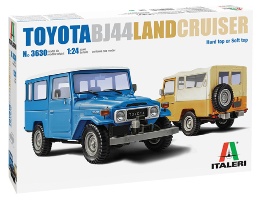 Kit de construit - Toyota BJ44 Land Cruiser (doua modele - Hard Top / Soft Top) | Italeri - 3