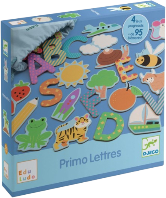 Joc educativ - Eduludo - Primele litere | Djeco - 1