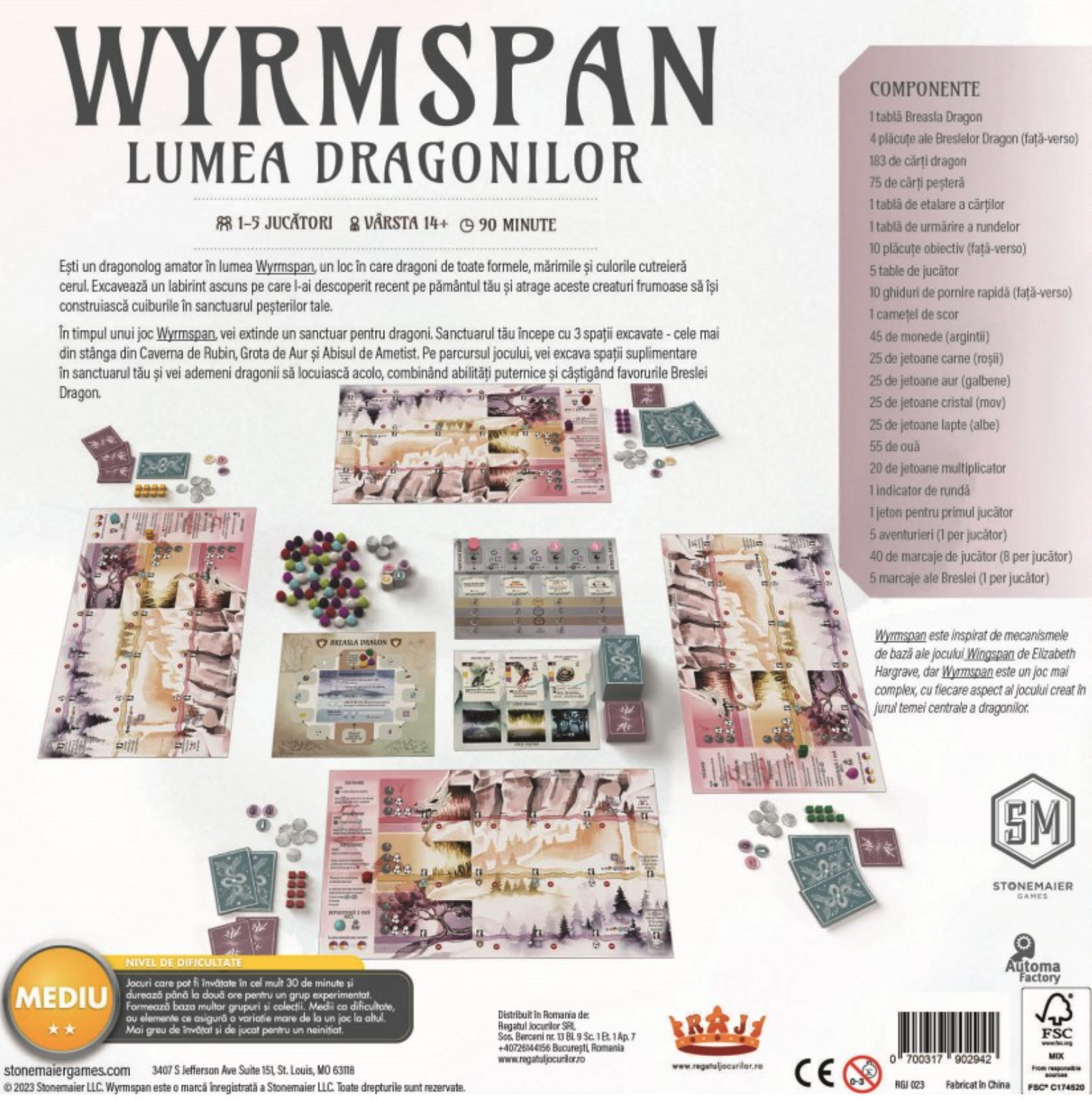 Joc de societate - Wyrmspan (RO) | Stonemaier Games - 3