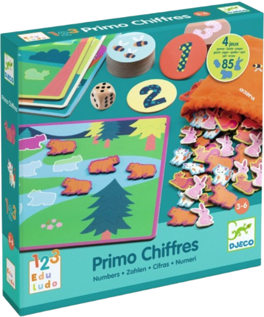Joc educativ - Eduludo - Primele cifre | Djeco - 2
