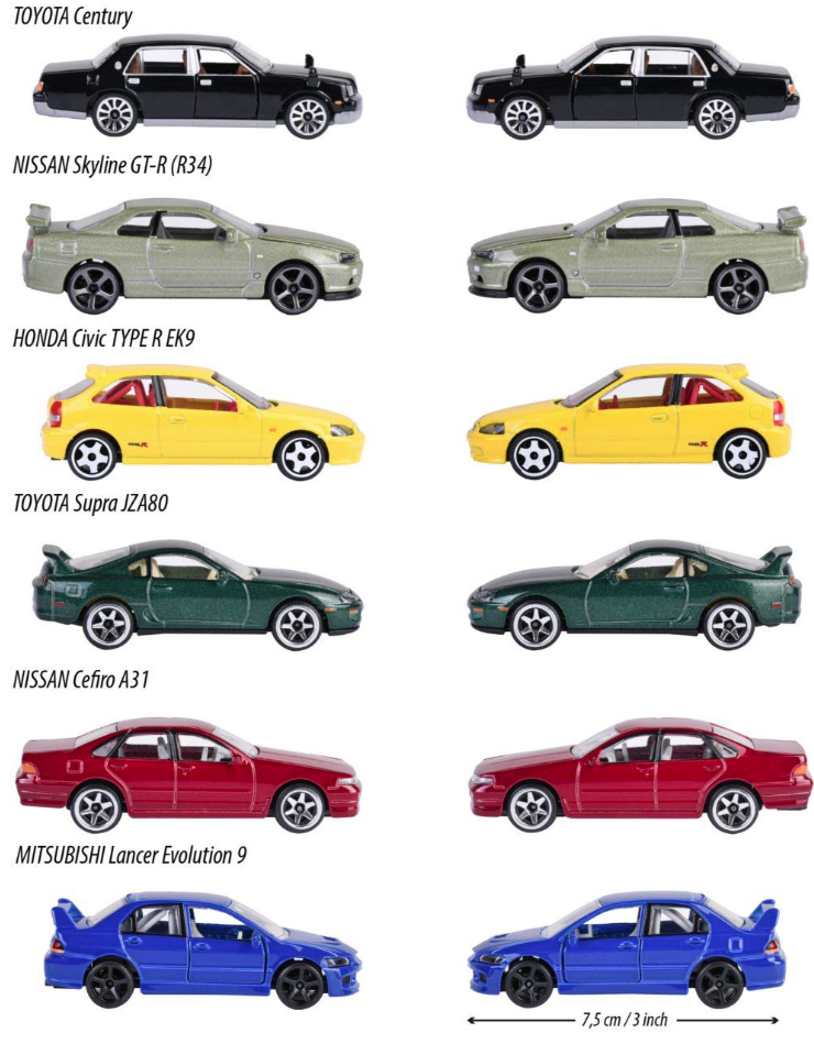 Masinuta metalica - JDM Legends Premium, mai multe modele | Jada Toys - 2