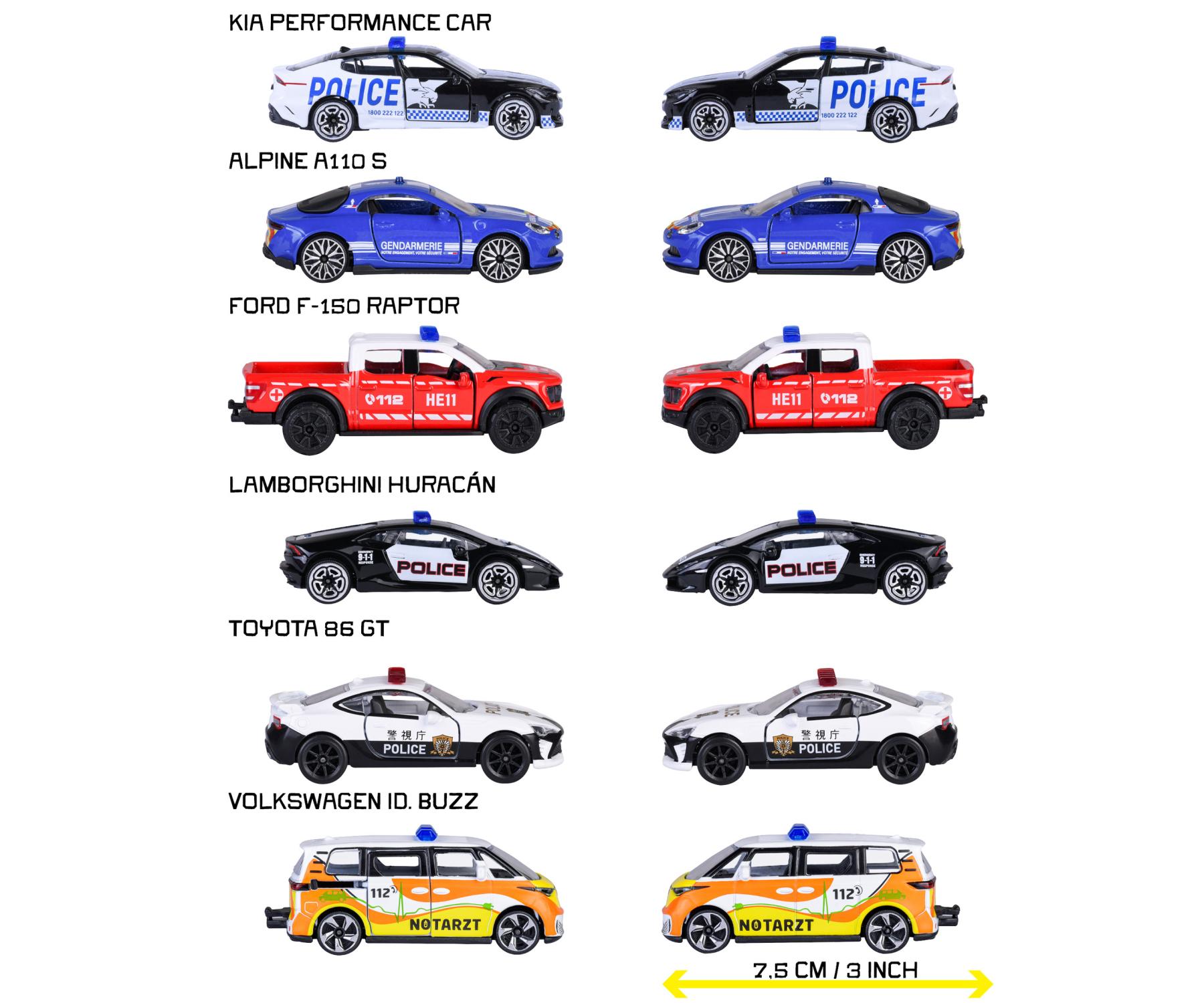 Masinuta metalica - Premium Rescue World, mai multe modele | Majorette - 2