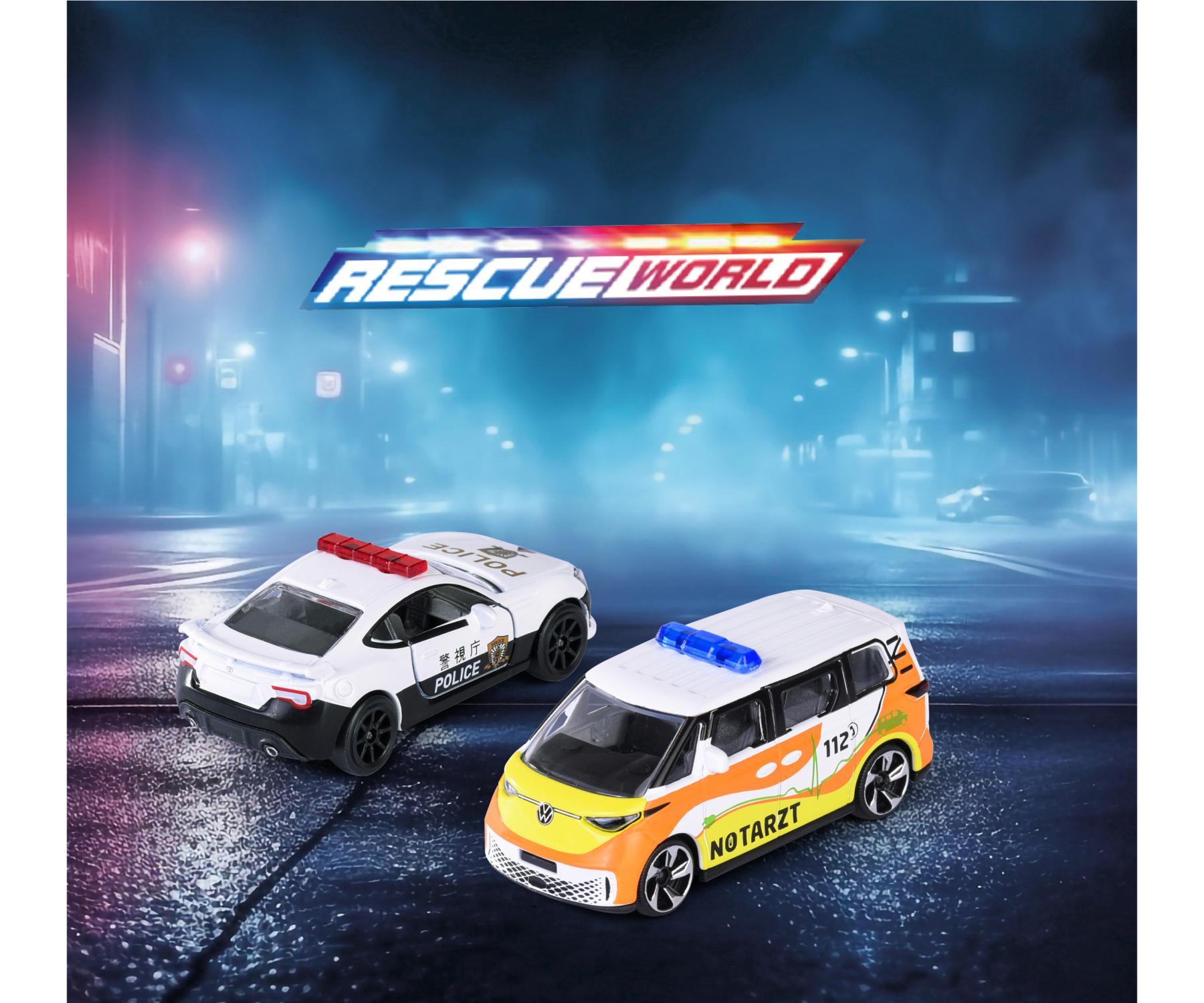 Masinuta metalica - Premium Rescue World, mai multe modele | Majorette - 4