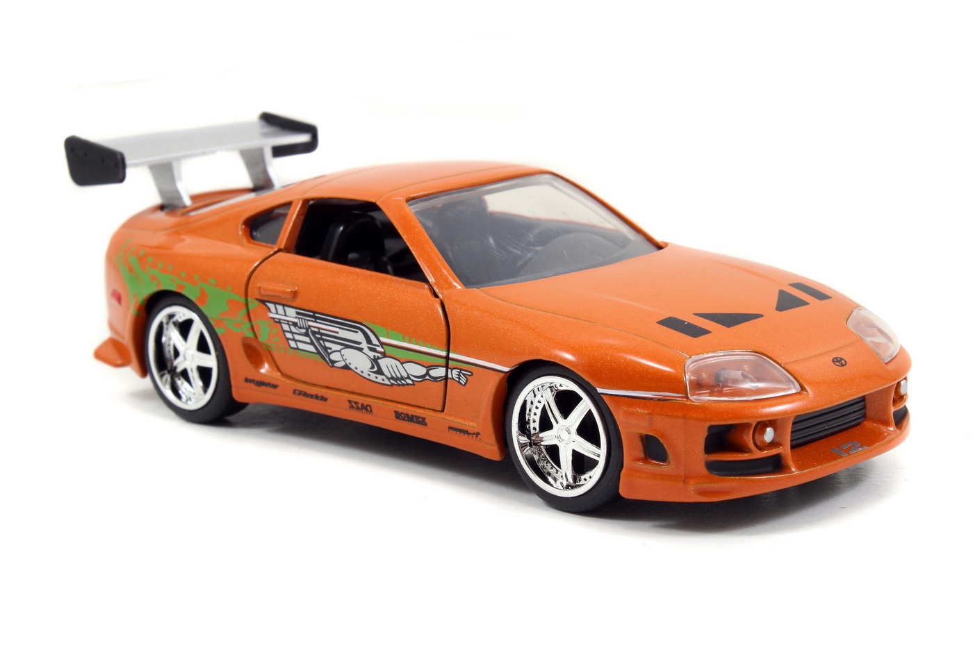 Set 2 masinute metalice - Fast & Furious - Dom's Dodge Charger R/T si Brian's Toyota Supra | Jada Toys - 3