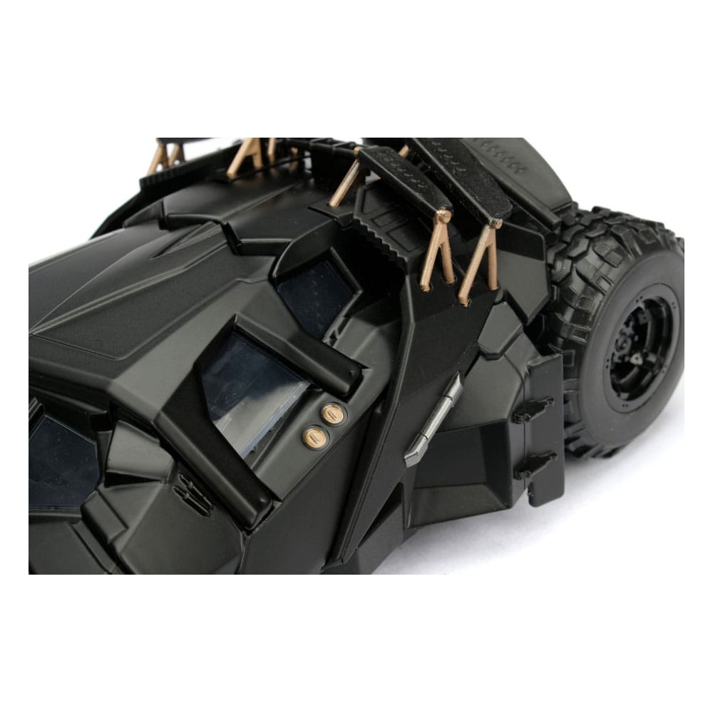 Figurina si masinuta metalica - The Dark Knight - Batmobile & Batman | Jada Toys - 2