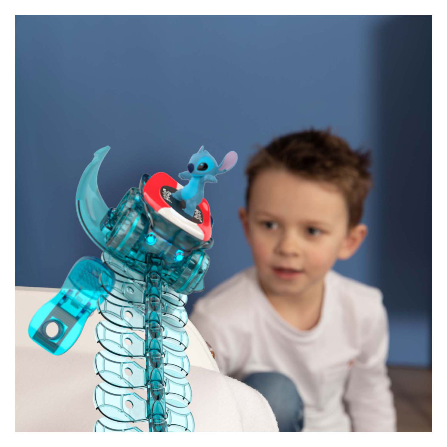 Set pista de curse cu masinuta  - Disney Stitch - Flextreme | Smoby - 3