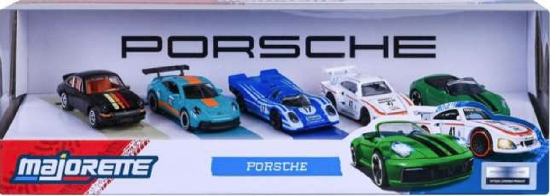 Set 5 masinute metalice - Porsche | Majorette - 4