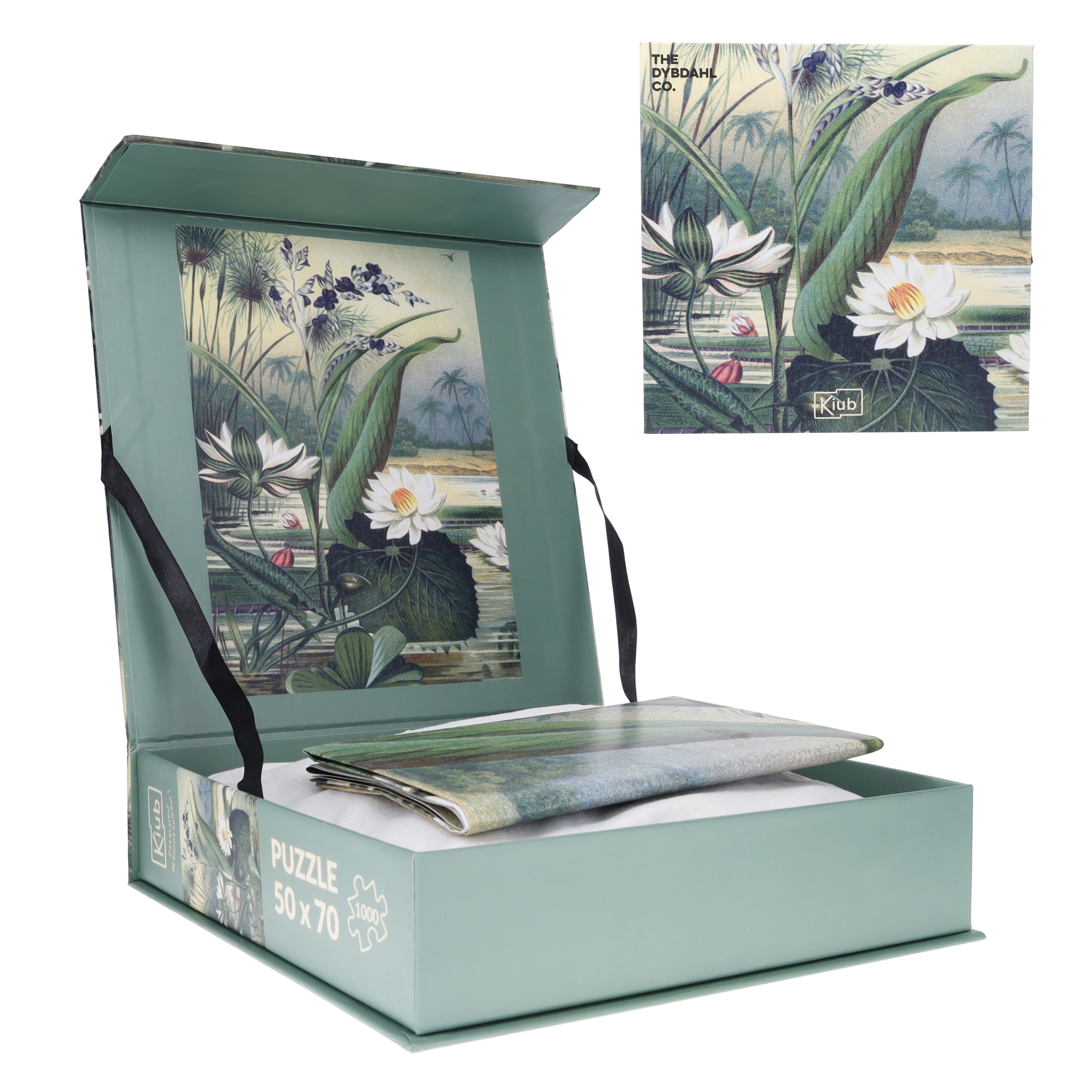 Puzzle 1000 de piese - The Dybdahl Co. - Water Lilies | Kiub - 3