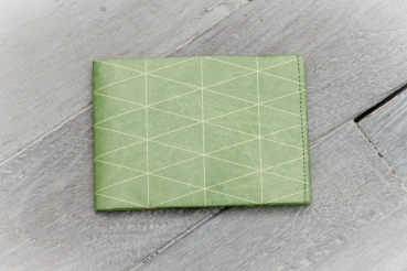 Portofel - Triangles Outlines Green | Paprcuts