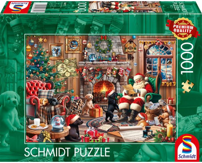 Puzzle 1000 piese - Craciun confortabil | Schmidt - 1
