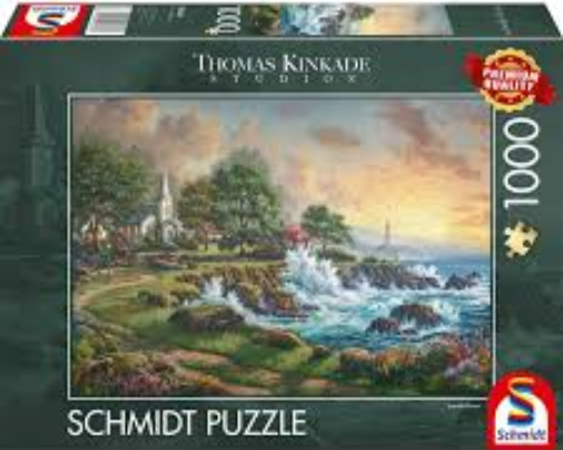 Puzzle 1000 piese - Refugiu la malul marii | Schmidt - 1