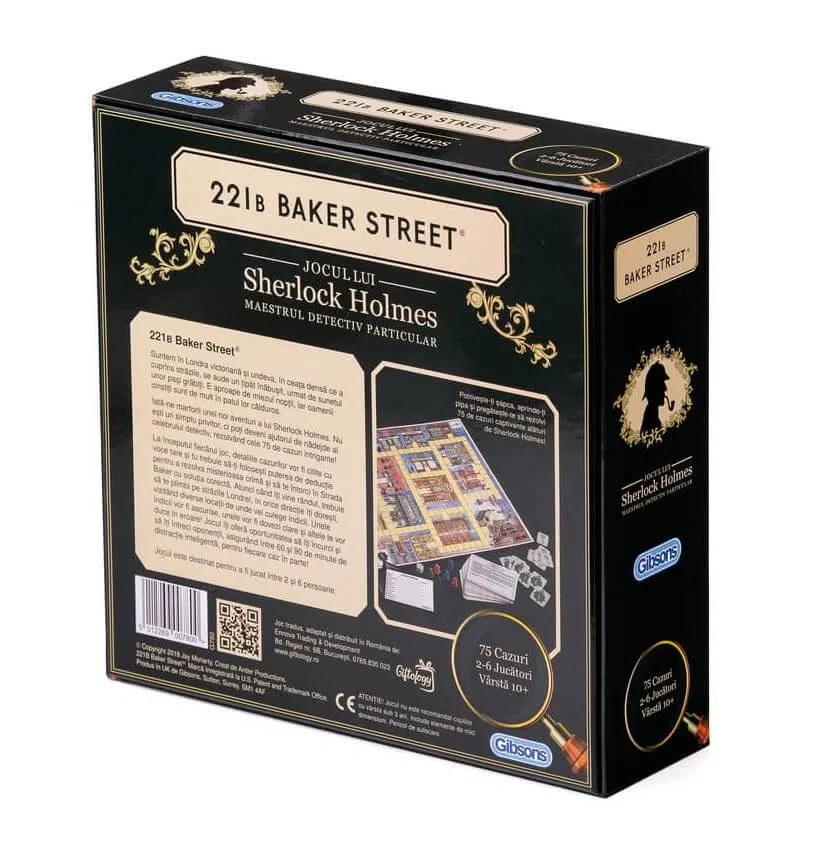 Joc de societate - 221B Baker Street - Sherlock Holmes (Romana) | Gibsons
