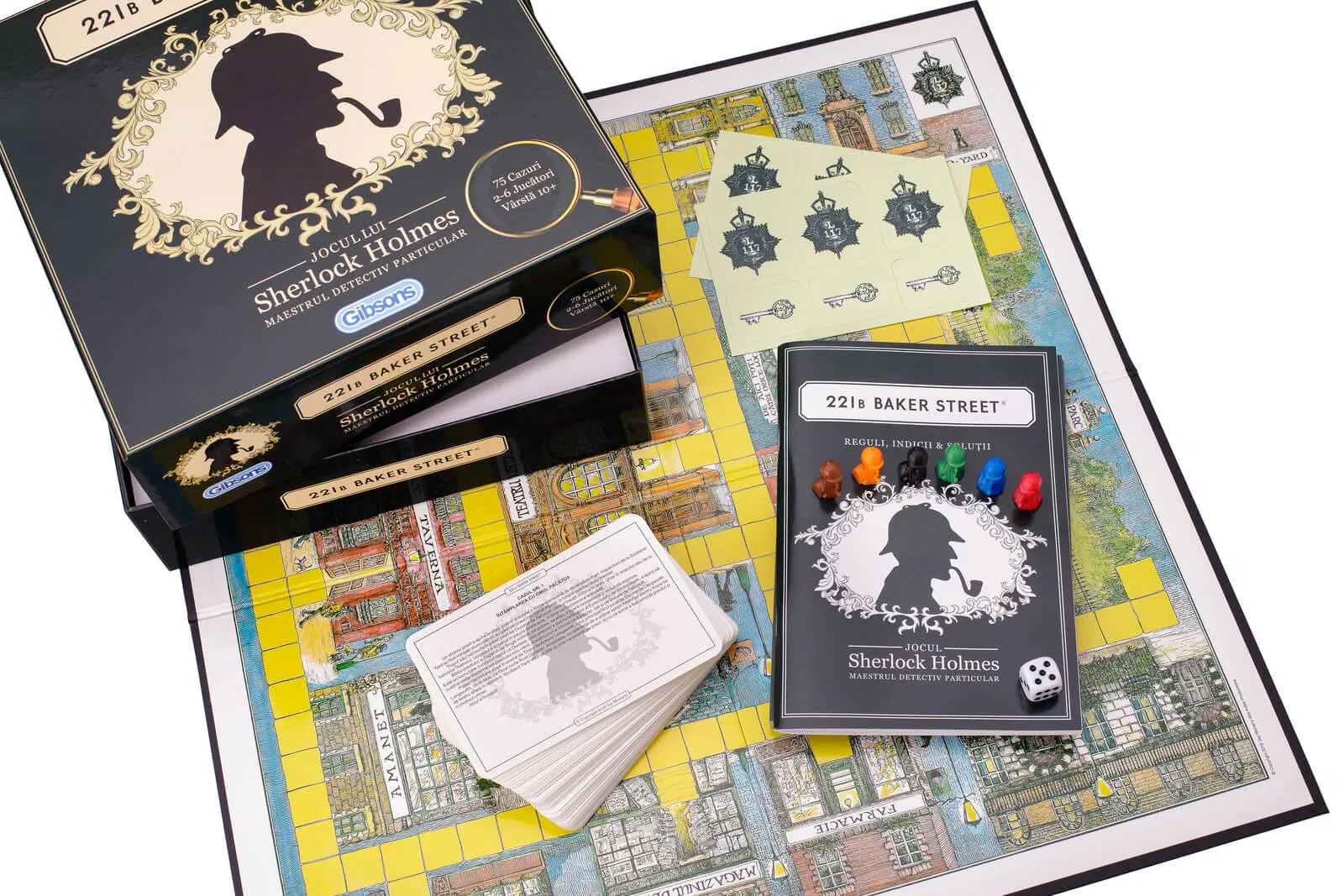 Joc de societate - 221B Baker Street - Sherlock Holmes (Romana) | Gibsons - 1
