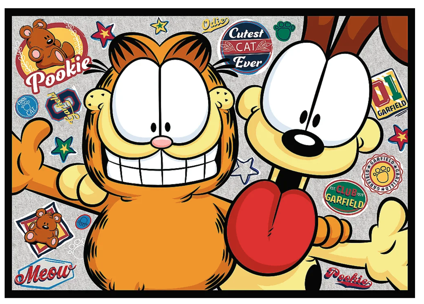 Puzzle 4 x 250 piese - Garfield (Nu ii place ziua de luni) - Trefl | Trefl - 3