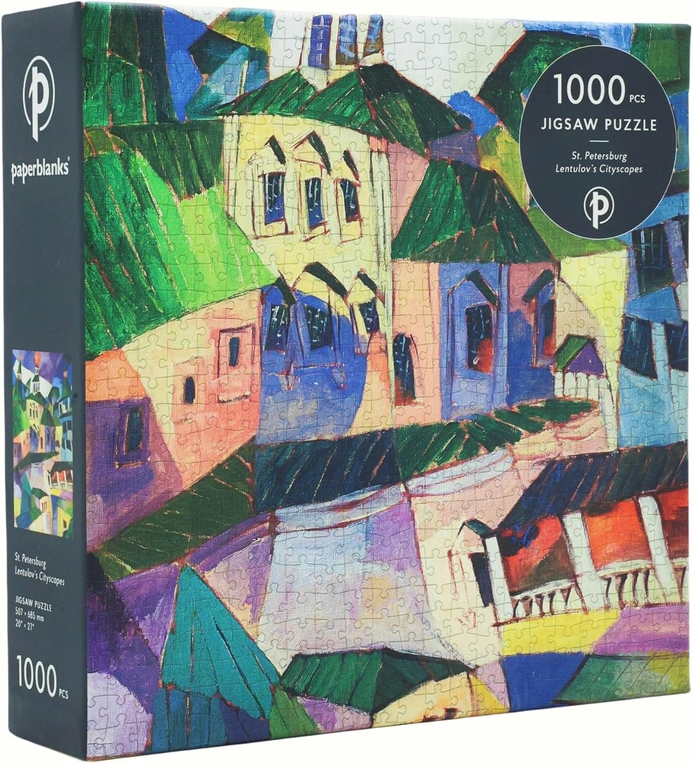 Puzzle 1000 piese - Lentulov's Cityscapes - St. Petersburg | Paperblanks - 2