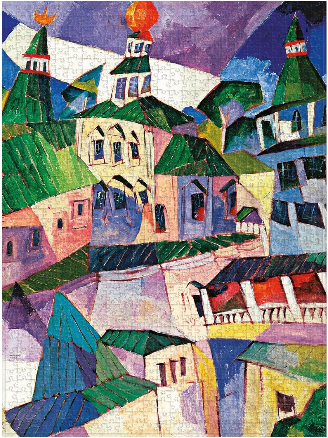 Puzzle 1000 piese - Lentulov's Cityscapes - St. Petersburg | Paperblanks - 1