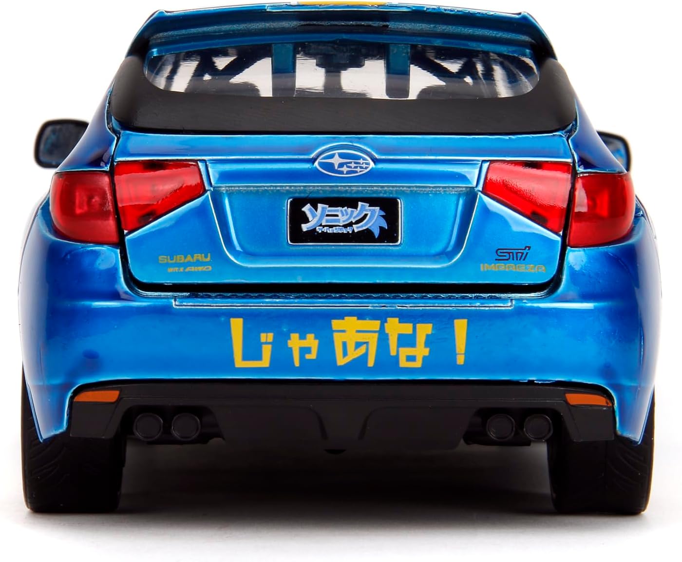 Set masinuta metalica si figurina - The Hedgehog - Sonic & Subaru Impreza WRX STI 2012 | Jada - 1