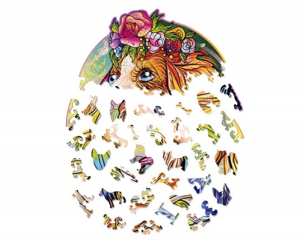 Puzzle clasic 110 piese - Lucky Puppies: Bella | Wood Trick - 1