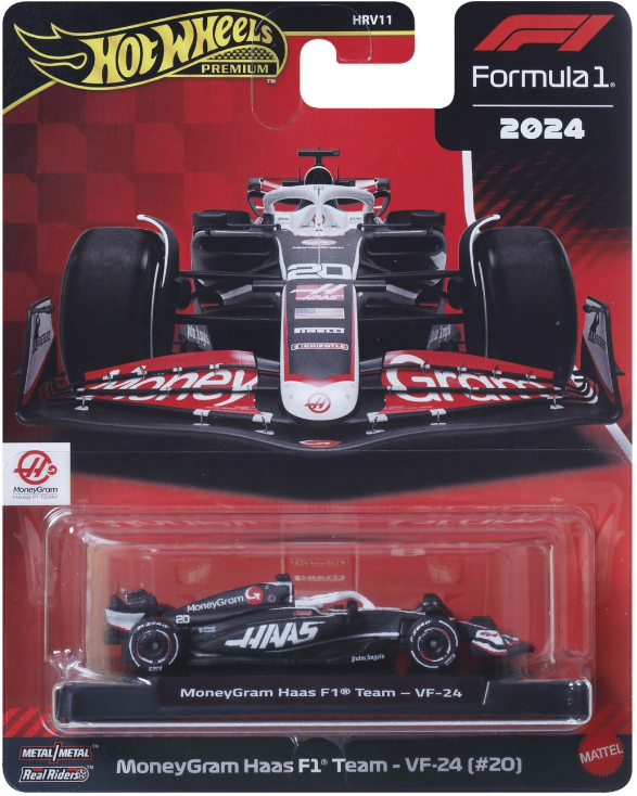 Masinuta metalica - F1 2024 - MoneyGram Haas Team VF24, Nr 20 | Mattel - 5