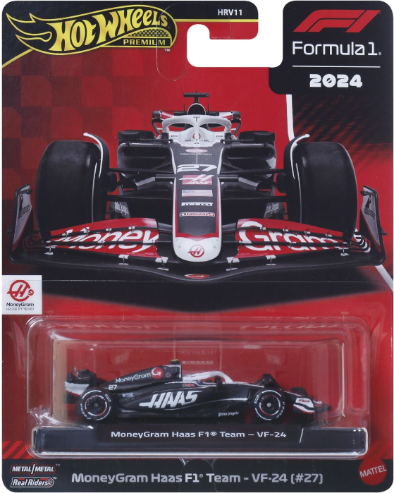 Masinuta metalica - F1 MoneyGram Haas - VF- 24 , NR 27 | Mattel - 5