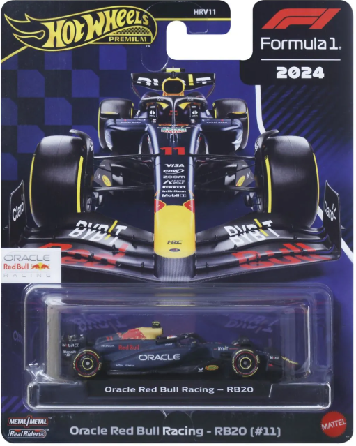Masinuta metalica - F1 Oracle Red Bull RB20 Nr 11 | Mattel - 5