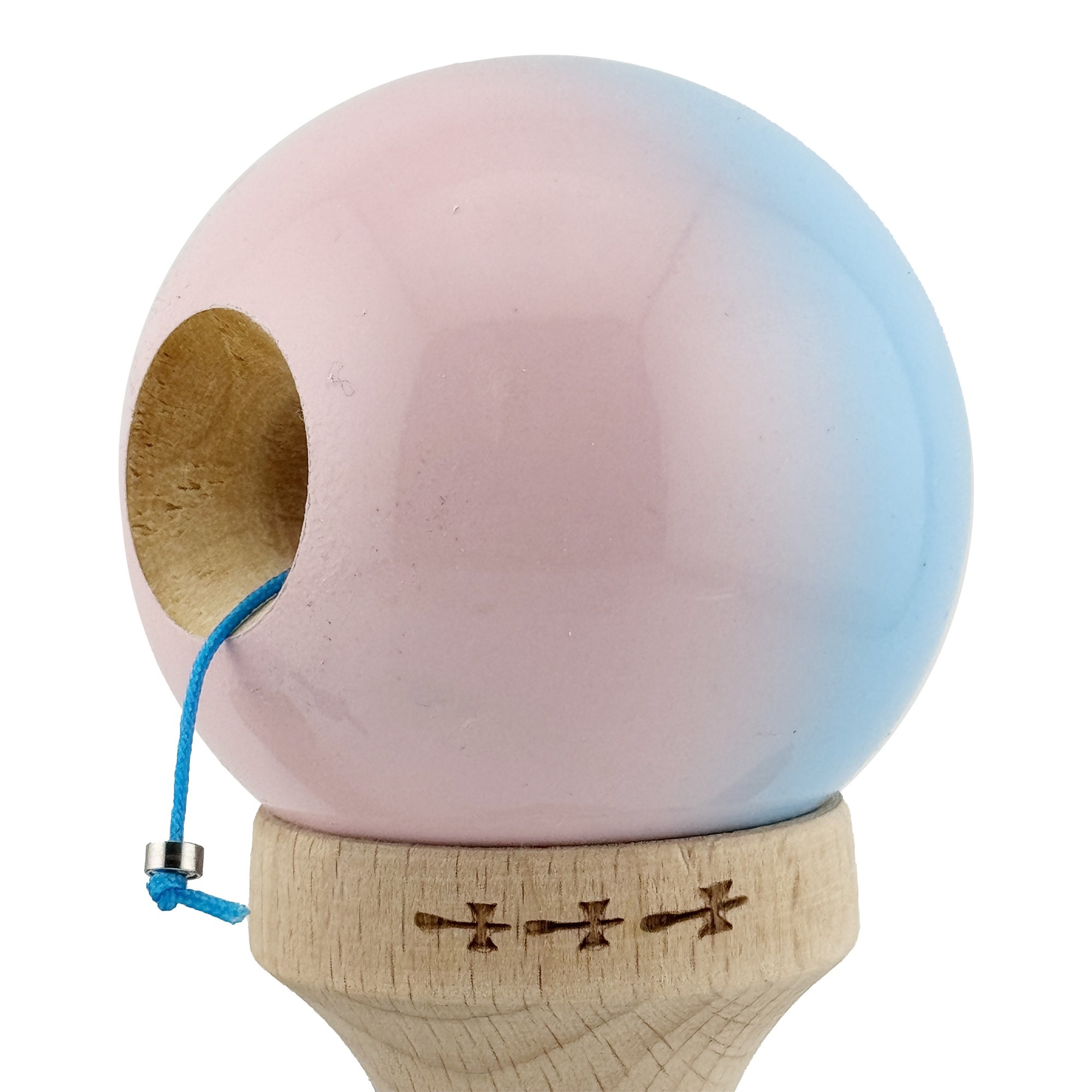 Jucarie de indemanare - Kendama X Super Sticky - Albastru/Roz | X - 1