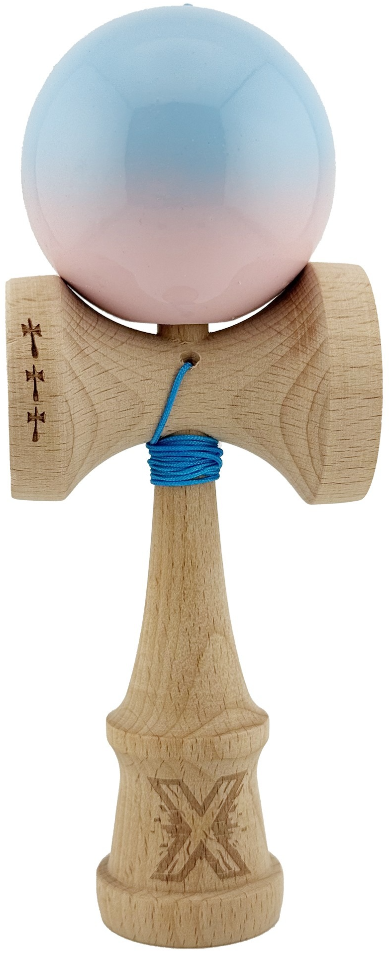 Jucarie de indemanare - Kendama X Super Sticky - Albastru/Roz | X - 5