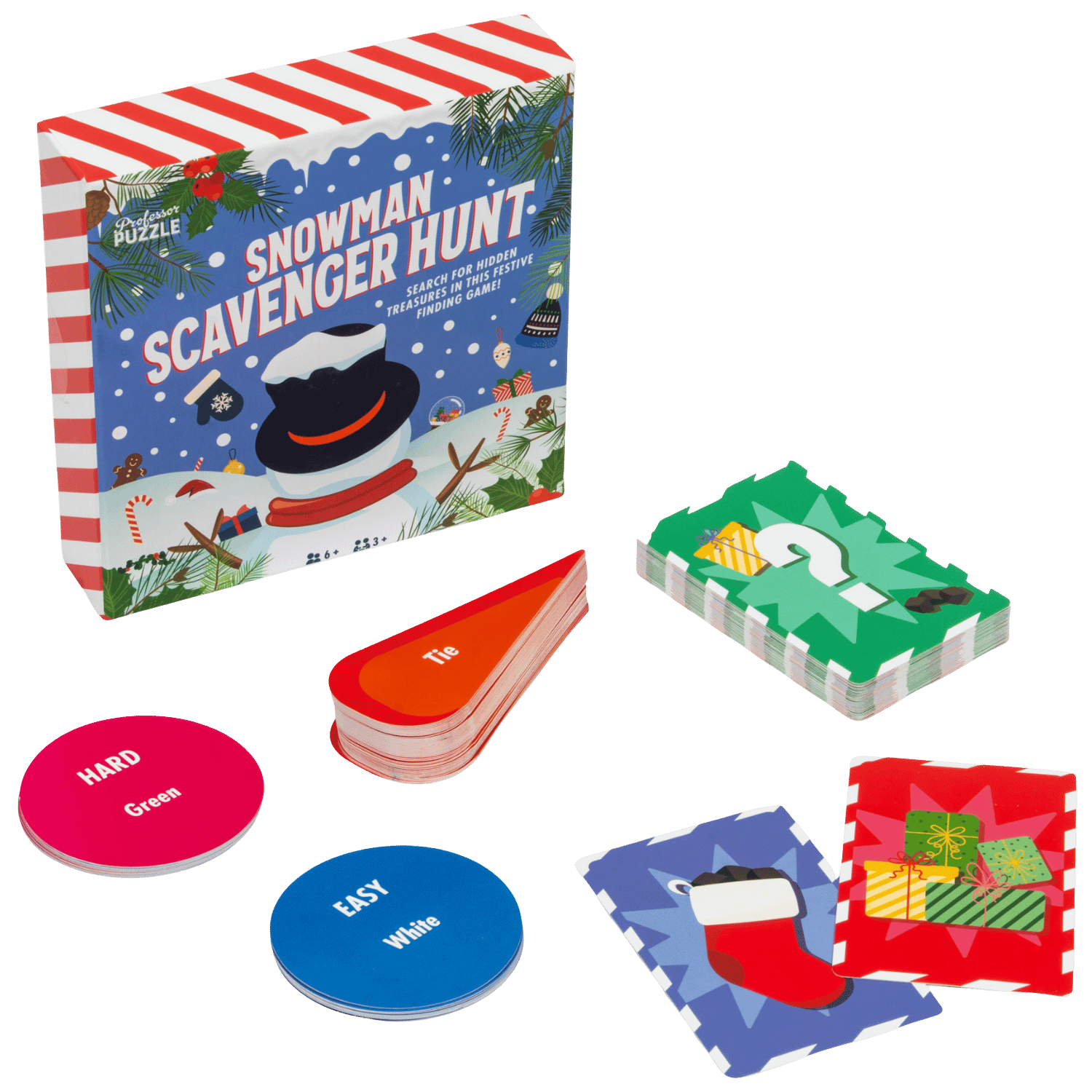 Joc de societate - Snowman Scavenger Hunt | Professor Puzzle - 1