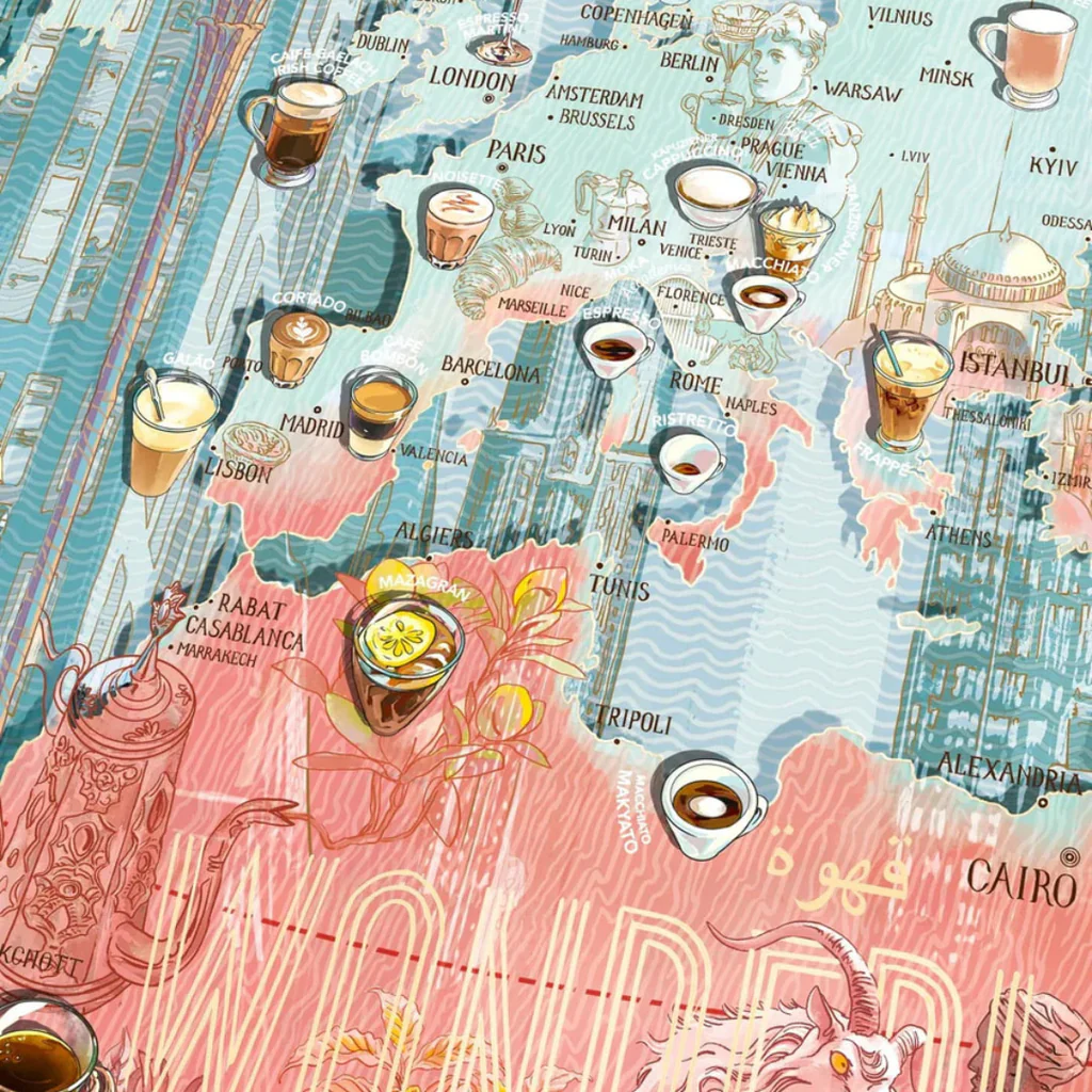 Puzzle clasic 1000 piese - Coffee Wonderlands | Water & Wines - 1