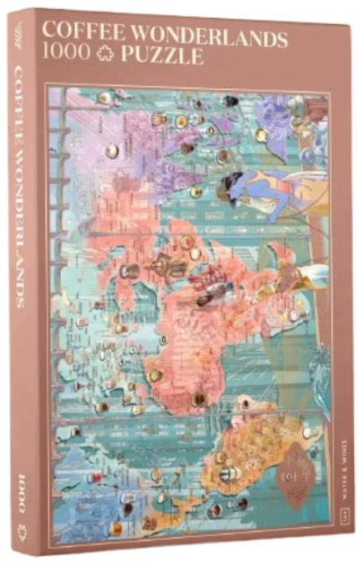 Puzzle clasic 1000 piese - Coffee Wonderlands | Water & Wines - 3