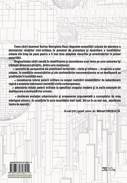 Planificarea si proiectarea obiectivelor destinate apararii in orasul inteligent | Sorina-Georgiana Rusu
