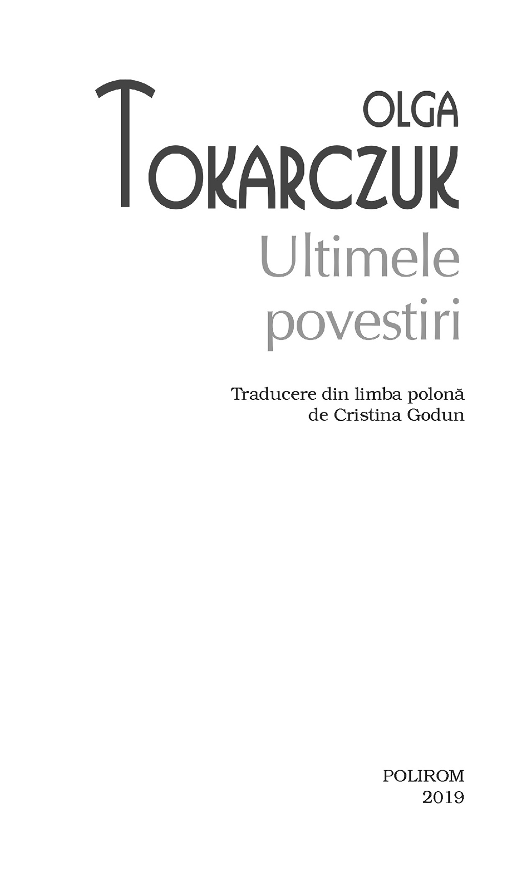 Ultimele povestiri | Olga Tokarczuk - 2 | YEO