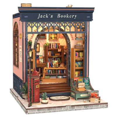 Puzzle 3D 330 piese - Minicasuta - Libraria lui Jack | Cutebee - 1