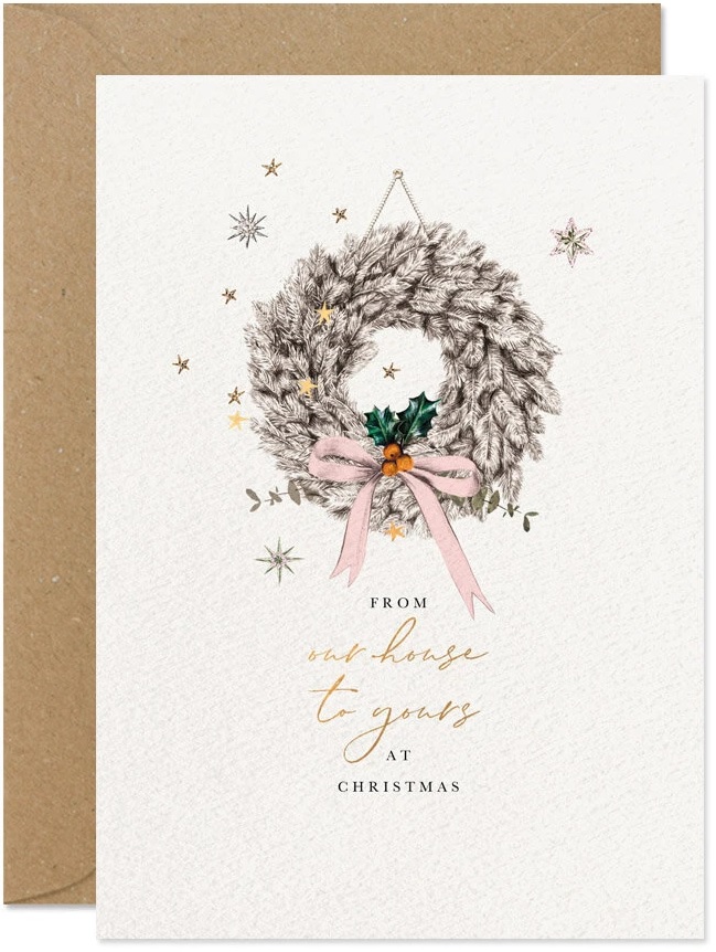 Felicitare - From Our House to Yours at Christmas | Stephanie Davies