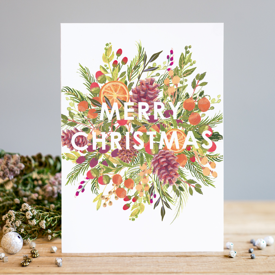  Felicitare - Christmas Bloom | Louise Tiler Designs 