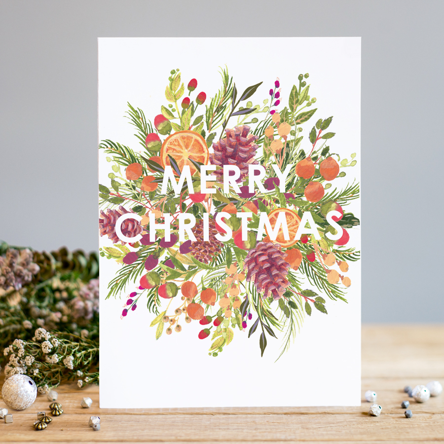 Felicitare - Christmas Bloom | Louise Tiler Designs