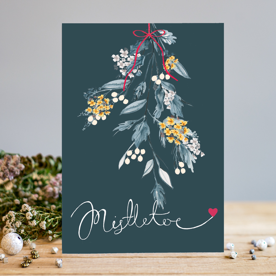  Felicitare - Mistletoe | Louise Tiler Designs 