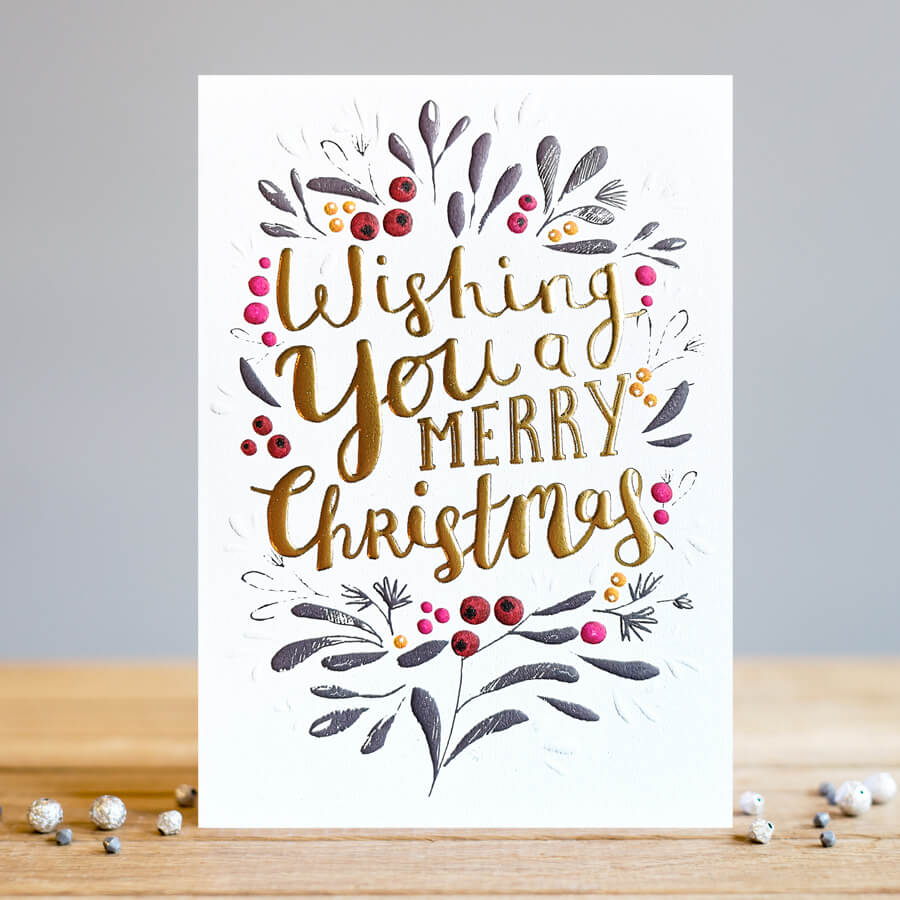  Felicitare - Christmas Berries | Louise Tiler Designs 