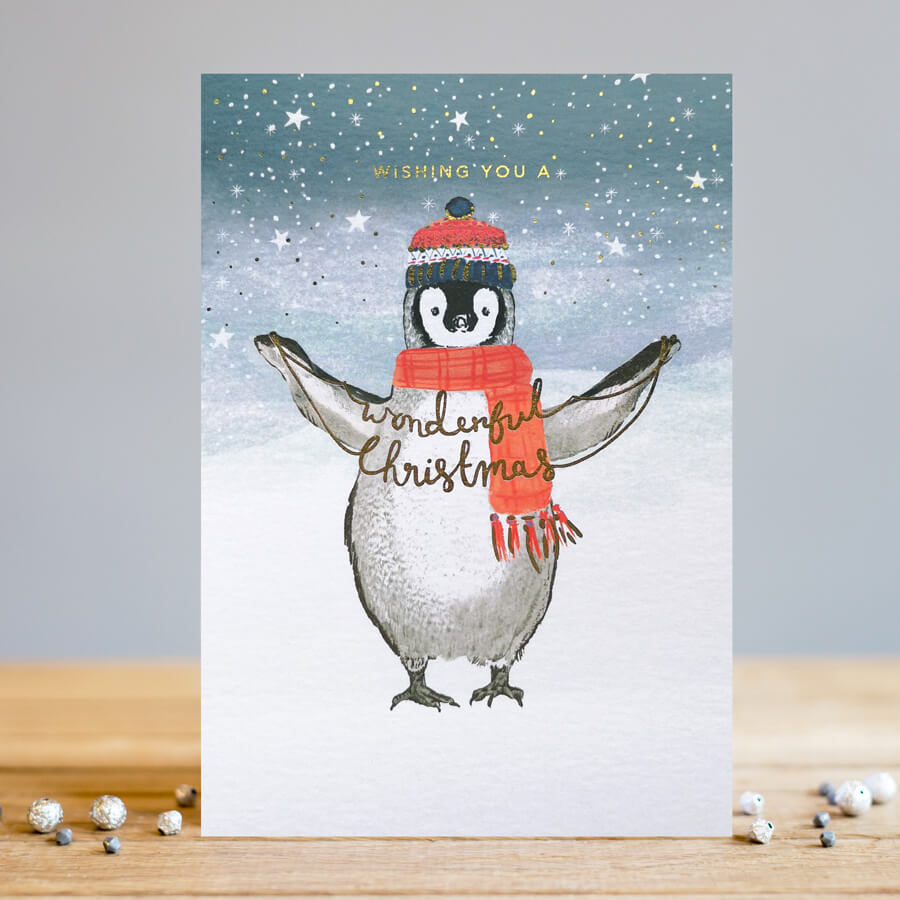  Felicitare - Wonderful Penguin | Louise Tiler Designs 