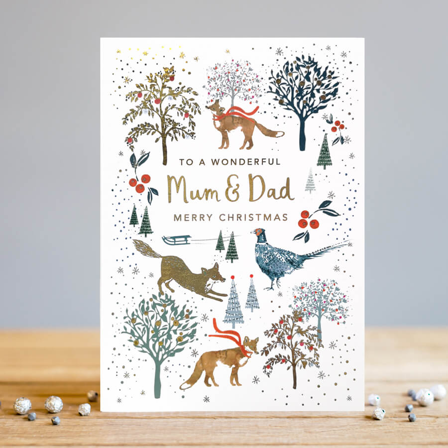  Felicitare - Mum & Dad Animals | Louise Tiler Designs 