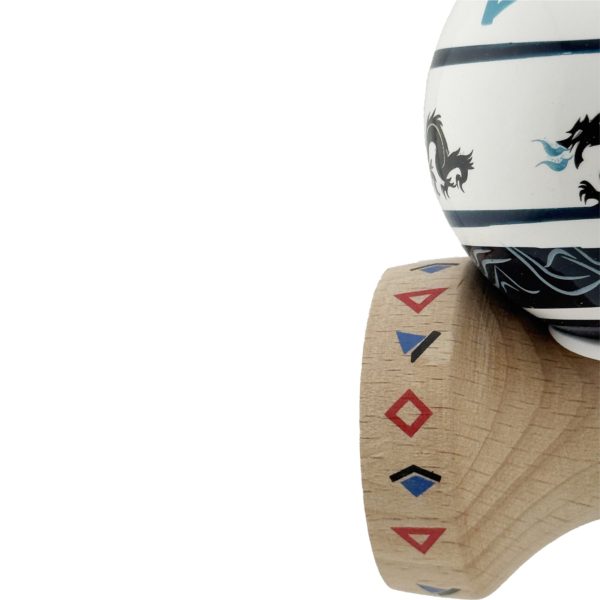 Jucarie de indemanare - Kendama X Dragon, Albastru/Negru | X - 2