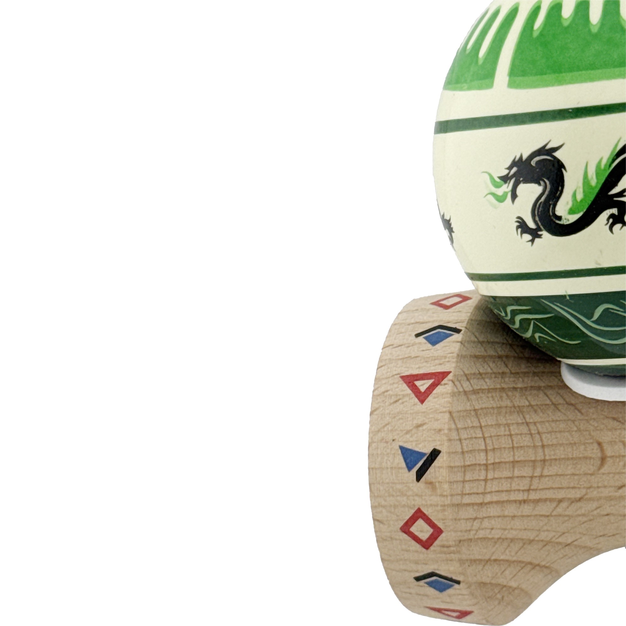 Jucarie de indemanare - Kendama X Dragon, Verde deschis/Negru | X - 2