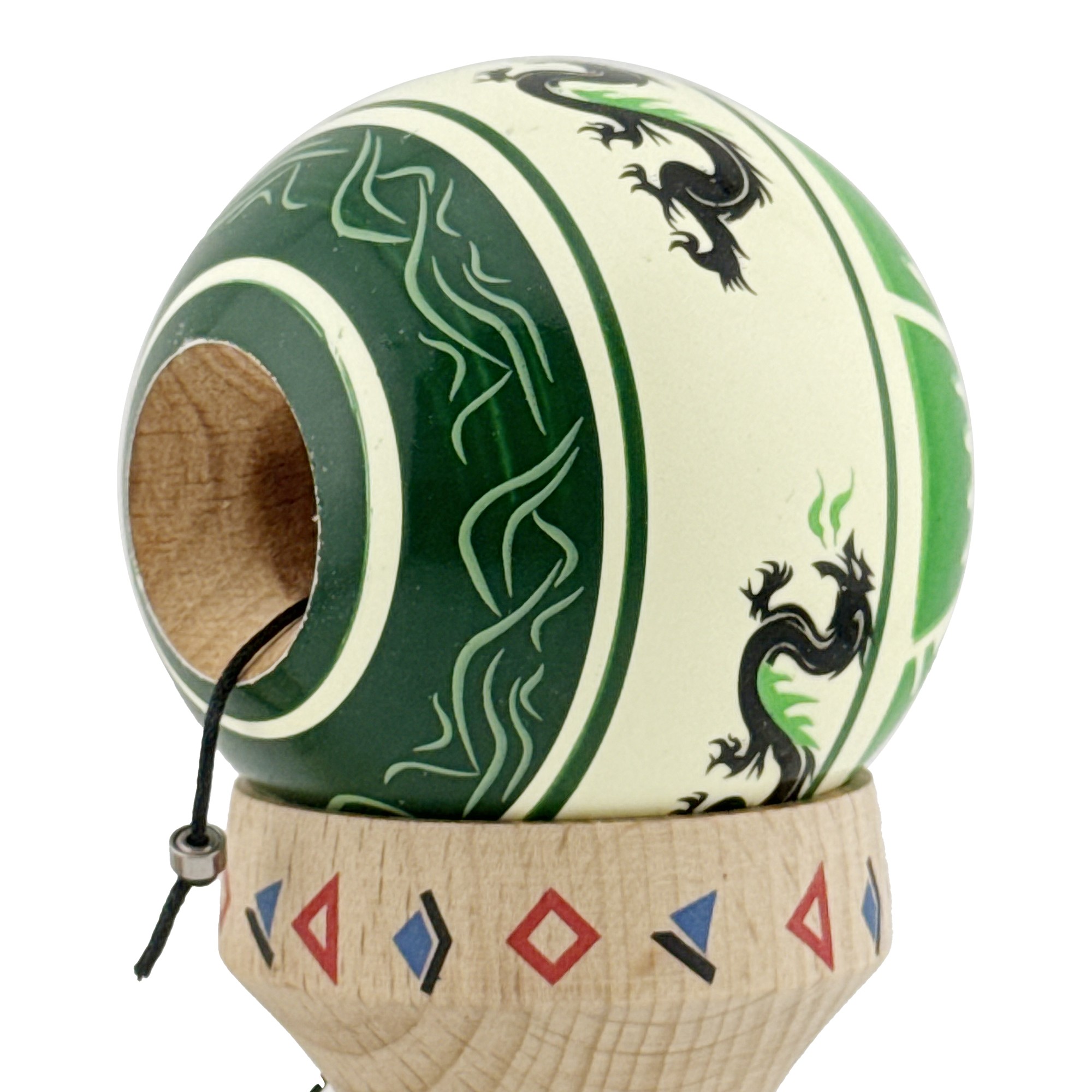 Jucarie de indemanare - Kendama X Dragon, Verde deschis/Negru | X - 3