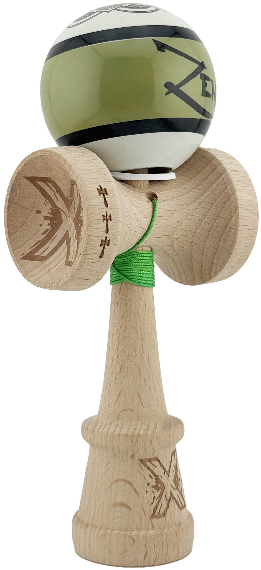 Jucarie de indemanare - Kendama X Zen, Verde | X - 7