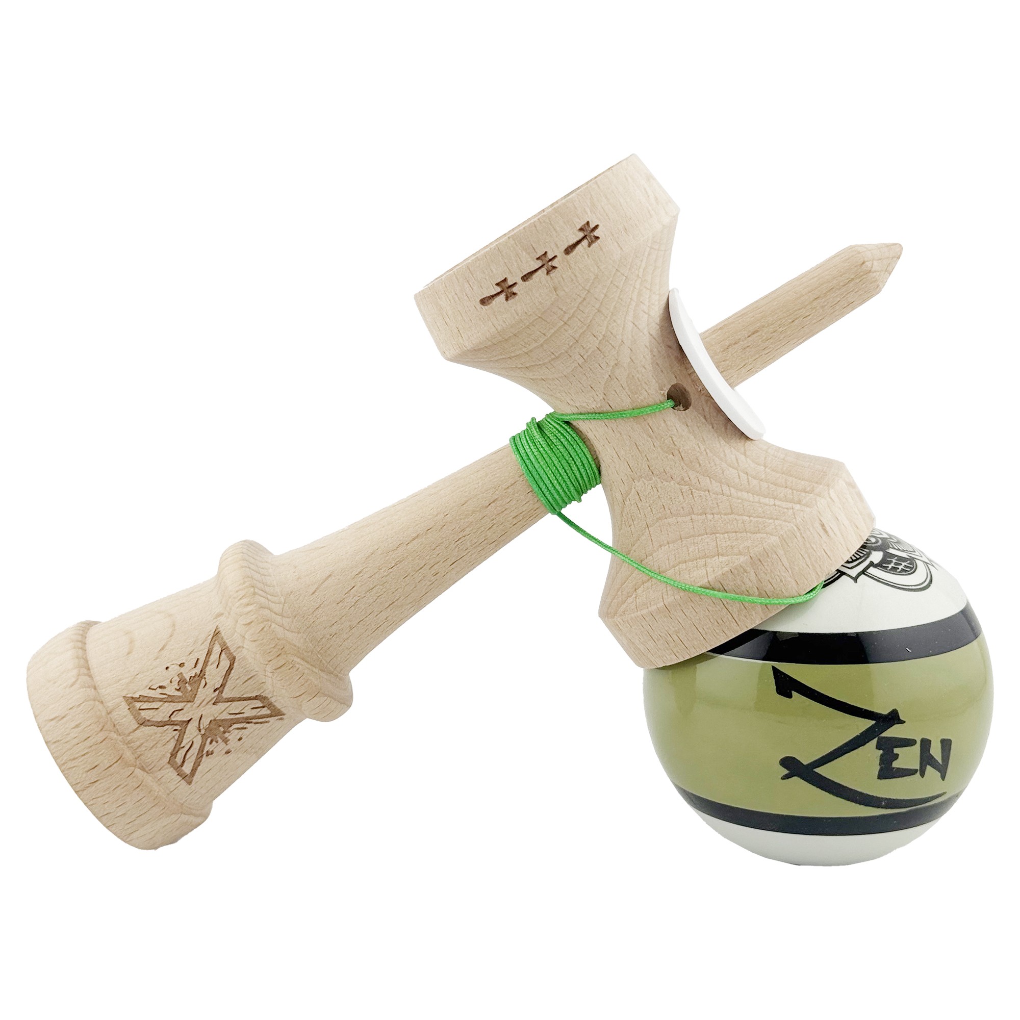 Jucarie de indemanare - Kendama X Zen, Verde | X - 4