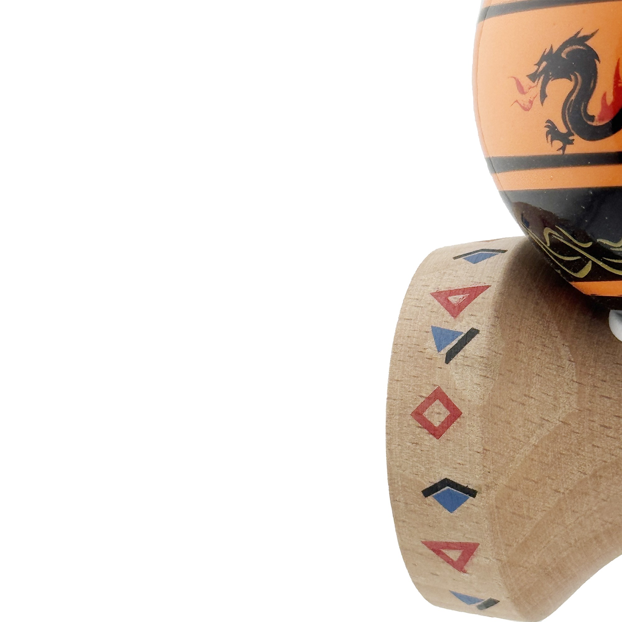 Jucarie de indemanare - Kendama X Dragon, Portocaliu/Negru | X - 2