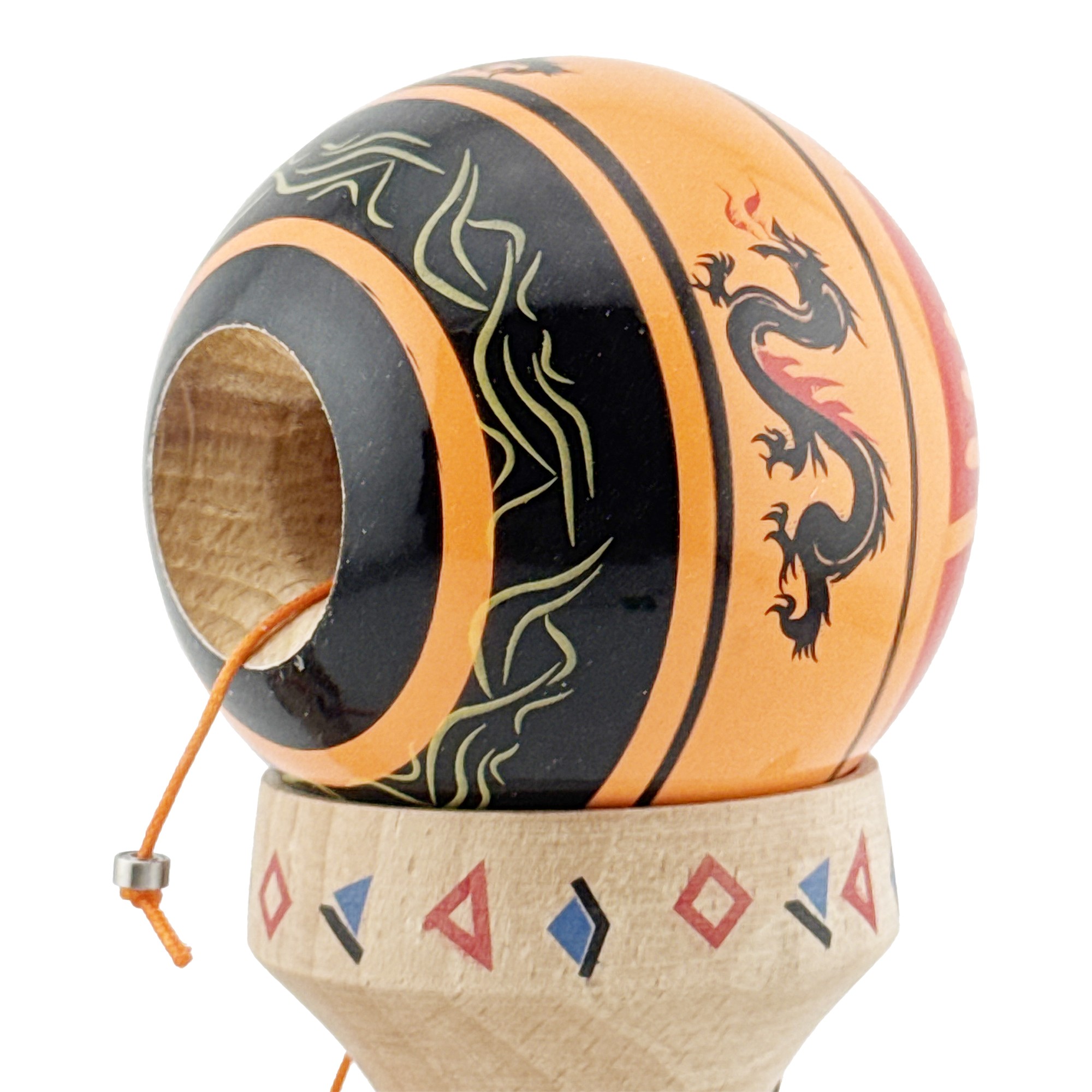 Jucarie de indemanare - Kendama X Dragon, Portocaliu/Negru | X - 3